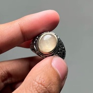 12x10 Alpaca Anti-Rust Elephant Honey Mani Stone Ring Size 5-13
