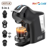 【✅5 in1 SET】KOTLIE Hot cold Multiple Capsule Coffee Machine  19Bar Multiple Espresso Machine for Nes