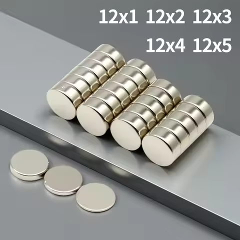 12x1 12x2 12x3 12x4 12x5mm Round Super Strong Neodymium Magnet N35 Powerful Magnetic NdfeB Permanent