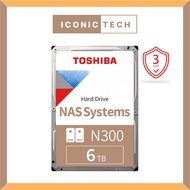 Toshiba N300 6TB Internal 3.5" SATA NAS Hard Disk Drive # 4TB 6TB 8TB 10TB Toshiba N300 series 3.5" 
