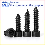 Black grade 8 cup head inner hexagonal self-tapping, hexagonal wood screw M1.7/M2/M2.3/M2.6/M3M3.5/M