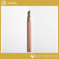 Ystudio Classic Desk Fountain Pen Medium Fine Gold Nib Size - Authentic Office Table Student Profess