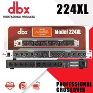 DBX 224xl Professional Crossover 4 Way ， Low Frequency Summed SUBWOOFER Output XLR Balanced Ins and 