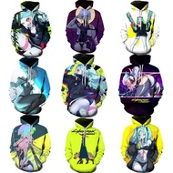 [Ready Stock] Cyberpunk Cyberpunk Edge Walker 3D Digital Printed Hoodie Sweatshirt Factory Direct Sa