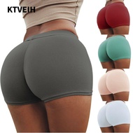 KTVEIH Yoga Short Women's Casual Gym Jogging Pants Jogging Anti-lighting Cotton Running shorts