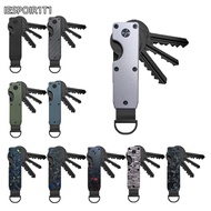 IESPOIR1T1 Key  Holder, Holds 2-6 Keys with Screwdriver Key Organizer, Smart Metal Minimalist Keycha