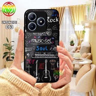 HP Real Case Realme C63 - Latest Motif Softcase Glass Shiny New Case Glossy casing Realme C63hp [Aes