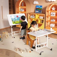 Foldable Art Easel Writing Desk for Bedroom, Adjustable Height, Kids Study Table
