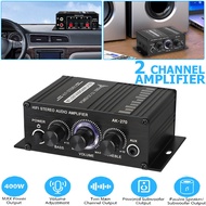 Universal MINI Amplifier 2 Channel Home Theater Sound System Stereo Audio Bass Treble Amplifier MINI