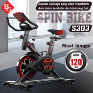 HTD Sport Spin Bike Sepeda Statis Cardio S-303 Black