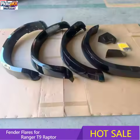Factory Injection Mould Heavy Duty Wheel Arch Cover Fender Flare Trim Kit Body Kit for Ranger T9 Rap