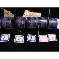 Group b Natural Afghanistan Sprinkled Gold Lapis Lazuli Wrench Ring Plate Finger Jewelry Gem