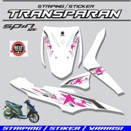 SUZUKI Transparent Striping Spin 125 StickerSUZUKI New Product MOTIPBINTANG