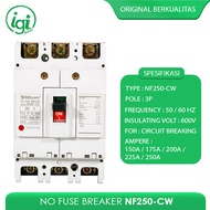 NFB NO FUSE BREAKER NF-250CW 150A 200A 250A MCCB NF 250CW 150A-250A/