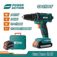 Power Action CD2100T Cordless Impact Drill 21V/2.0AH