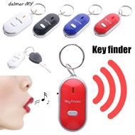 DELMER LED Whistle Key Finder Light Torch Mini Flashing 4 Colors Pet Tracker Key Locator Locator Tra