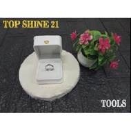 Ring/ RING BOX/ BOX SMOOTH WHITE LEATHER RING BOXRing BOX WHITE