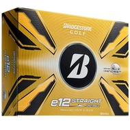 BRIDGESTONE e12 STRAIGHT GOLF BALL (12PCS) - WHITE