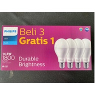 Philips LED Bulb MyCare 14.5 watt Multipack Buy 3 Get 1 Free