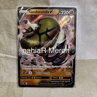 Pokemon TCG Indonesia Sandaconda V s6H 043/070 RR Silver Snow Gajur