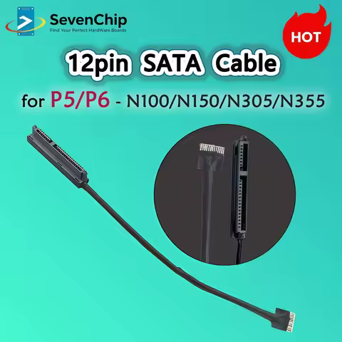 12pin SATA Cable for X86-P5 / P6-N100/N150/N305/N355 FPC (and Other Models: Please Contact Customer 