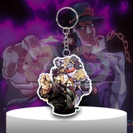 GANTUNGAN JoJo's Bizarre Anime Keychain - Jotaro Kujo - Acrylic Keychain - Acrylic Keychain