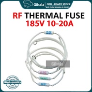 RF Thermal Fuse 250V 10A 15A 20A Ceramic Temperature fuse for Rice Cooker