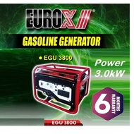 Euro-X EGU-3800 230V 3.0kW Portable 4-Stroke Gasoline Generator