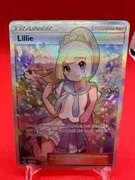 Thẻ Pokemon original lá Lillie 151/156 trainer TCG 1459 d7 NF4 1-7