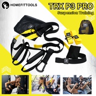 เชือกออกกำลังกาย สายแรงต้าน ปรับระดับได้ พร้อมสายคล้อง TRX Pro : P3 Suspension Training Crossfit -Ho