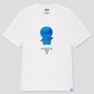 「 bn超級邦妮」 UNIQLO x Doraemon 哆啦a夢 週年 紀念 聯名 短袖 短T TEE LOGO UT T恤 小叮噹 白色 優衣庫 動漫 潮流 經典 回憶 交換禮物