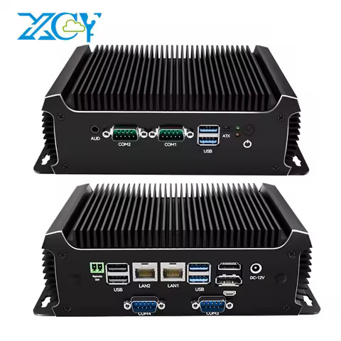 XCY X109G Industrial PC Support WiFi 4G 5G LTE i5-6300U Processor 4x COM RS232 RS485 2xGbE ATX GPIO 