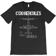 C 130 Hercules Gunship Military Airplane Schematic C130 T-Shirt