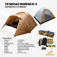 Best Seller •Tenda Camping Dome Termurah •Tendaki 4 Pro •Tendaki