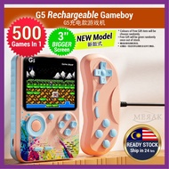 G5 500 Games In 1 Rechargeable Gameboy Mini Classic 2 Players Game Console Konsol Permainan G5充电款游戏机