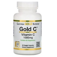 [EXPIRY APR 2024] Made in USA California Gold Nutrition Gold C Vitamin C 1000mg , 60 Veggie Capsules for adults or kids [ 1000 mg Ascorbic acid to Boost immunity , skin health / whitening and collagen production . Suitable for vegetarian ]