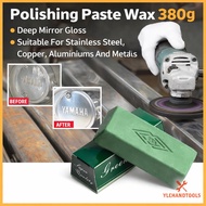 Polishing Paste Wax Compound 380g Batu Polish Hijau AAA Abrasive Paste Metal Stainless Steel Platinu