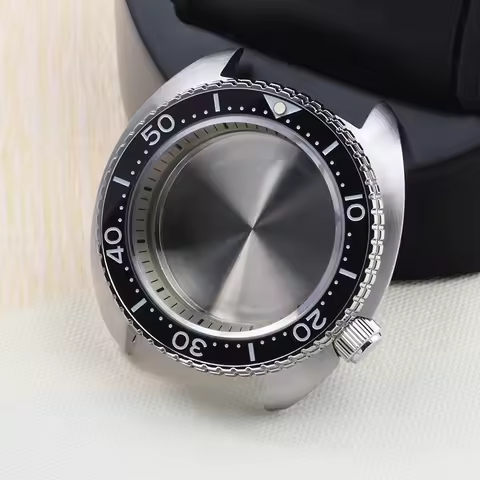 HEIMDALLR Watch Case turtle 6309 Stainless steel Sapphire glass C3 super luminous for NH35/36 Automa