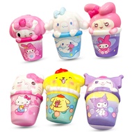 (KKM) Squishy SANRIO NONGOL Cute Children's Toys Push Viral Educational Slime Soft Toys Motor