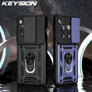 For OnePlus 12 5G 12R 11R Nord 5 case Slide Camera Lens Protection Ring Stand armor Hard casing For 