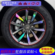 Honda's 19 new Civic decorative wheel hub stickers Civic modified personalized scratch-covered rim c