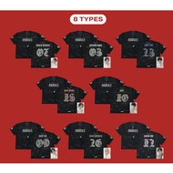 Kpop ATEEZ IN YOUR FANTASY 2025 WORLD TOUR FOOTBALL JERSEY T Short