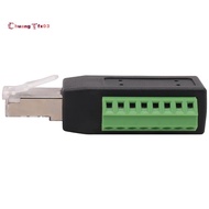 RJ45 Screw Terminal Connector RJ45 Solderless 8-Pin Terminal Block Adapter