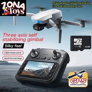 LAYAR S-X1 4K HD Drone with 5.6 Inch Screen – 3-Axis Gimbal Camera, GPS, Brushless with optical flow