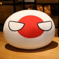 ZJT Polandball Plush Toys Stuffed Dolls Anime World Countryball Plush Pillow Cushion Home Decor Gift