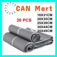 COURIER BAG PACKAGING BAG (20 PCS) NO POCKET 16X31CM/ 20X35CM/ 25X39CM/ 30X44CM/ 35X49CM