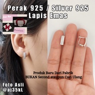 Anting Catok Perak 925 Anting Jepit Perak 925 Asli Lapis Mas Putih Ada Surat Anting Jepit Perak Asl