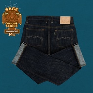 Sage Denim Origin Series Highfront 14oz Sanforized Deep Indigo