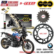 BMW 900cc F900R / XR / GS / GS ADVENTUE ( 2020 - 2024 ) Full Set Regina TOURING STREET Chain 525 ZRT