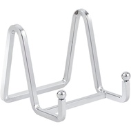 Plate Holder Easel Display Stand - 3 inch Metal Plate Stands for Display - Tabletop Picture Stand - 